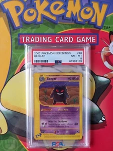 Gengar 48/165 Expedition Base Set Rare PSA 8 NM-MT Pokemon Card - Picture 1 of 6