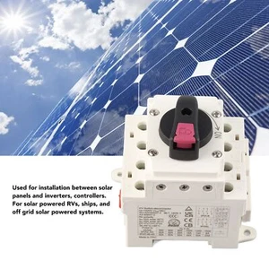 Solar Trennschalter 4P DC 1000V 32A PV Isolator Schalter Controller - Bild 1 von 22