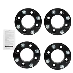 For Yamaha Suzuki Honda Wheel Spacer Black 4Pcs 4x110 1.5" 74mm M10x1.25 Nice - Picture 1 of 10