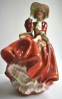 ROYAL DOULTON FIGURINE Top O' The Hill Bone China Bottom Dated 1938 Rare - Image 1 of 4