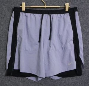 Nike Shorts Herren Large blau Running Division gefüttert 5" Performance Athleisure gebraucht, in einwandfreiem Zustand - Bild 1 von 5