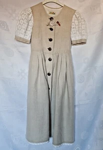 DRESS VINTAGE STEINBOCK OKTOBERFEST DIRNDL TYROL TRACHT GIRL-SIZE:US 11/EU 134 - Picture 1 of 6