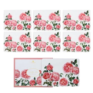 Juego de 6 manteles de mesa Ashdene Heritage Rose 29x21x0,4 cm - Imagen 1 de 2
