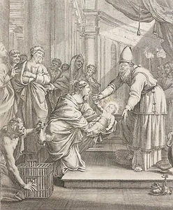Presentation Of The Child Jesus At The Temple Pierre Imbert Drevet Pillot XVIII - Picture 1 of 5