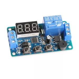 12V LED Display Timer Relay Module Delay Programmable Switch Board Car Buzzer - Picture 1 of 9