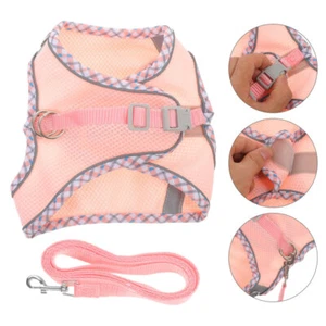 Handle Dog Reflective Harness Eye-catching Pet Comfortable Fit - Picture 1 of 20