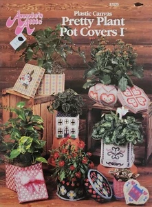 Pretty Plant Pot Covers Plastic Canvas Patterns Projects By Annie's Attic - Picture 1 of 3