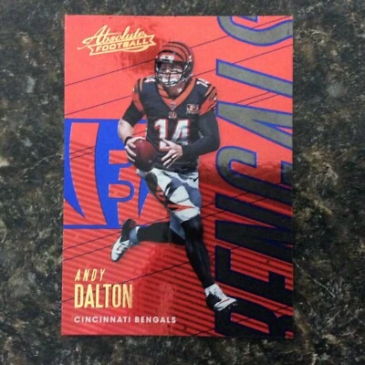 Andy Dalton 2018 Absolute BLUE Parallel #19 Cincinnati Bengals Football Panini  - Image 1 of 2