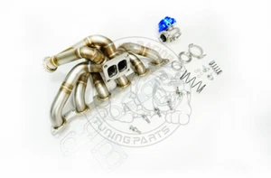 T4 Top Mount Turbo Manifold+44mm Vband WG For Skyline R32 R33 R34 Rb26 RB26DET - Picture 1 of 24