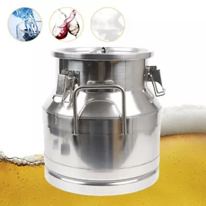 Lattiera 3 galloni acciaio inox secchio vino barile contenitore liquido - Foto 1 di 15