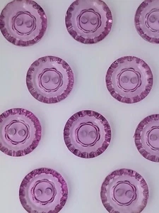 GRÖSSE 24L - 5/8", KRISTALLKNOPF, PINK ICE, 1 DUTZEND, GLÄNZENDE AUSFÜHRUNG - Bild 1 von 1