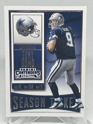 Tony Romo 2015 Panini Contenders Season Ticket #87 Cowboys XCJX - Image 1 of 2
