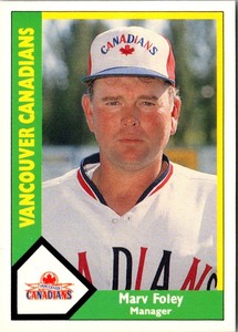 1990 CMC Vancouver Canadians Marv Foley #5 Vancouver Canadians