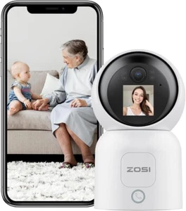 Cámara 4MP Wifi PTZ 360 Grados Interior Con Audio Bidireccional Y ALEXA ZOSI - Imagen 1 de 9