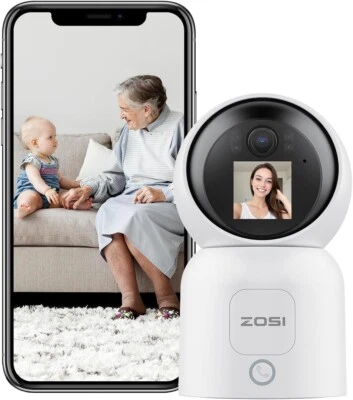 Cámara 4MP Wifi PTZ 360 Grados Interior Con Audio Bidireccional Y ALEXA ZOSI - Imagen 1 de 4