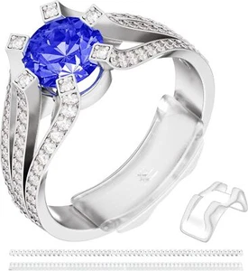 22 Pack Invisible Ring Size Adjuster for Loose 2 Styles Reducer Jewelry Guard 16 - Picture 1 of 7