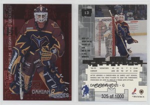 1999-00 ITG Be A Player Millennium Signature Series Ruby /1000 Damian Rhodes #13