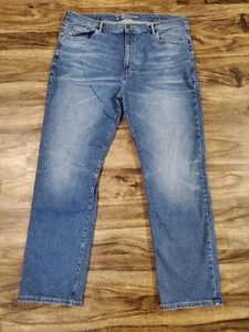 Pantalones de mezclilla para hombre Mutual Weave 42x34 The Relaxed pierna recta azul grandes y altos nuevos con etiquetas - Imagen 1 de 7