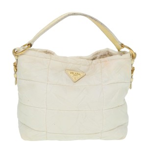 Prada White Synthetic Shoulder Bag Authentic