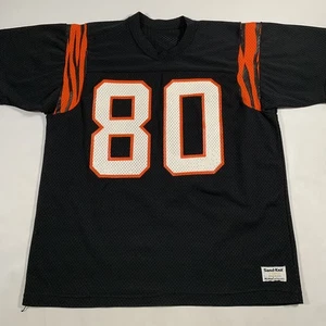 VTG 80s Sand Knit Cincinnati Bengals Cris Collinsworth #80 Jersey XL X-Large USA - Picture 1 of 6