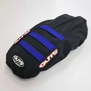 Guts Racing Seat Cover - SUR-RON LIGHT BEE X - Ribbed Black/blue - Picture 1 of 1