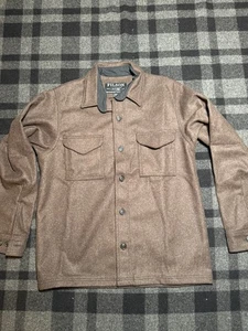 Filson Mackinaw Jac Shirt - Size M - Brown - Made In USA - Picture 1 of 7