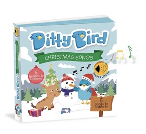 Ditty Bird Christmas Songs Interactive Sound Book - 5 Songs - NEW & Sealed - Bild 1 von 17