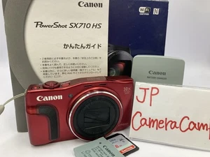 N MINT Canon PowerShot SX710 HS red 20.3 MP Digital Camera B225 - Picture 1 of 21