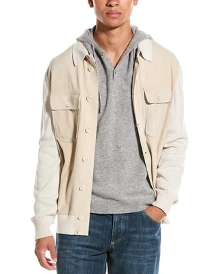 Chaqueta de cuero Brunello Cucinelli para hombre Xs Foto 1 de 4