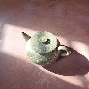 Antike Keramik Teekanne evtl. chinesisch oder koreanisch? Sehr schönes Design alt... - Bild 1 von 14