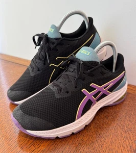 ASICS GT-1000 12 Women’s Running Trainers Shoes - Size 4 - Black/Glow - Picture 1 of 16