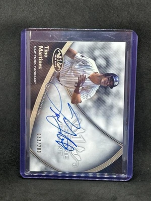 2020 Topps Tier One Tino Martinez Talent Auto #/200 Yankees A7 - Image 1 of 2