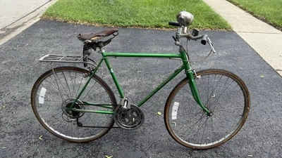 Bicicleta Runabout Vintage Verde Schwinn Chicago Masculina - Imagem 1 de 4