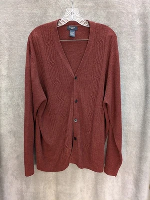 Cárdigan Grandpacore Para Hombre XL Informal Falta Botón Foto 1 de 4