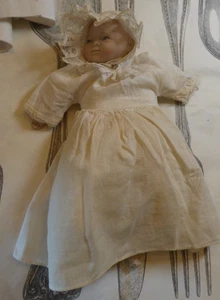 RARE 11" Bye-Lo Mask head Baby Doll Wind up Music Moves Brahms Lullaby - Picture 1 of 6