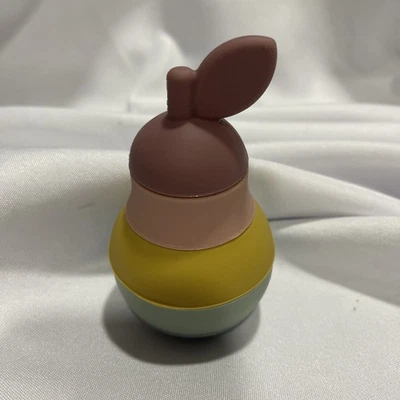 Juguete apilable de peras de silicona Montessori juguete de construcción de frutas juguete regalo de primavera nuevo Foto 1 de 4