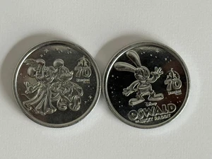 Disneyland 70th Anniversary California Adventure (DCA) Medallion Coins Oswald - Bild 1 von 3