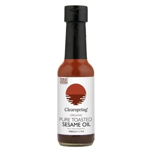 Clearspring Organic Pure Toasted Sesame Oil 150ml - 4 Pack - Picture 1 of 1