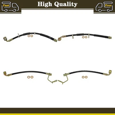 Línea de freno de manguera de freno delantera trasera 4 para Dodge Nitro 2009 2010 Dodge Nitro Foto 1 de 4