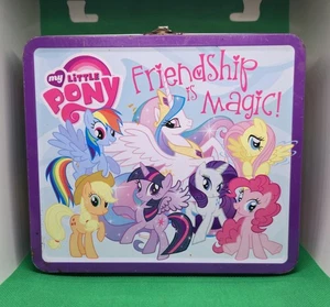 Hasbro My Little Pony Vintage Style Metall Brotdose guter Zustand - Bild 1 von 16