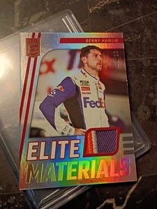 2023 Panini Chronicles Elite Racing Denny Hamlin Elite Materials /10 - Picture 1 of 4