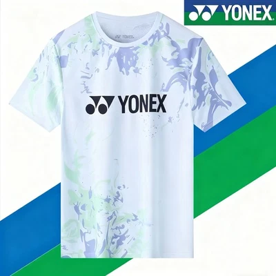 YONEX Men's Table Tennis Badminton T-shirt Sports Short Sleeve Tee Top 25-112203 - Image 1 of 4
