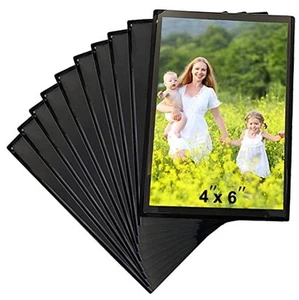 10 Pack Magnet Photo Frame Refrigerator, Magnetic Picture Holder, Magnetic 4X6 - Picture 1 of 6