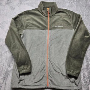 Chaqueta de montaña Columbia Steens para hombre 2XT verde gris polar exterior cremallera completa - Imagen 1 de 12