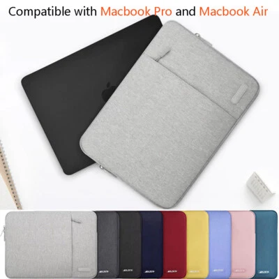 Laptop Bag Sleeve Case Carry Cover 2 Pockets For Apple MacBook Dell HP Acer Asus - Image 1 of 3