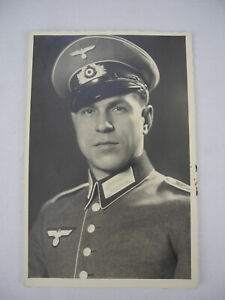 militaria 39-45 portrait soldat ALL CP ww2 german soldier photo 2WK Foto aigle