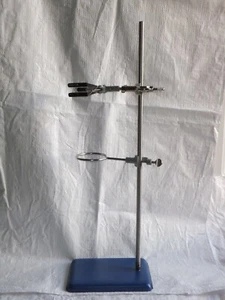 Complete Retort Stand Set with Ring and Clamp NEW (Metal Clamp Stand) - Picture 1 of 6