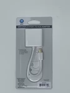 ONN / Mini Display Port to VGA Adapter / Requires VGA Cable - Picture 1 of 2