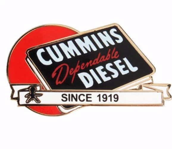  Cummins шляпа значок лацкан наклейка табличка дизель значок грузовик с 1919 красный шар - Изображение 1 из 1