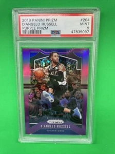 2019 Panini Prizm Purple Prizm D'Angelo Russell #204 PSA 9! - Picture 1 of 2
